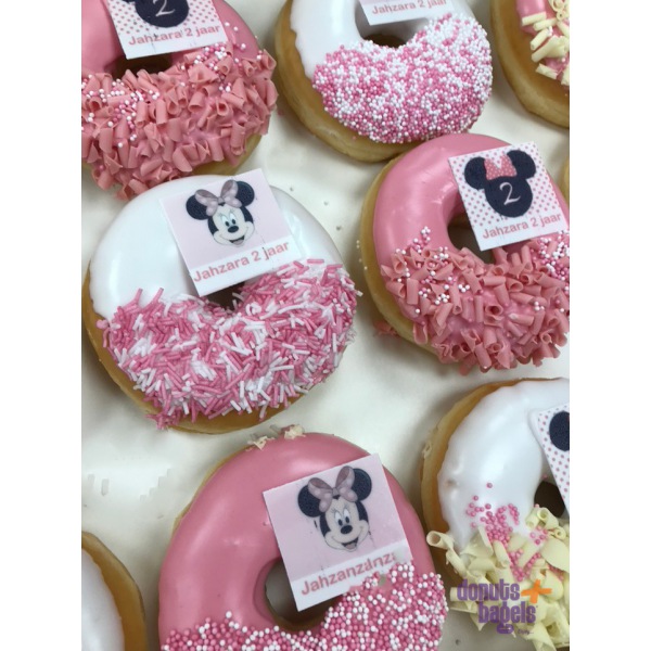 Feest en thema donuts Micky Mouse